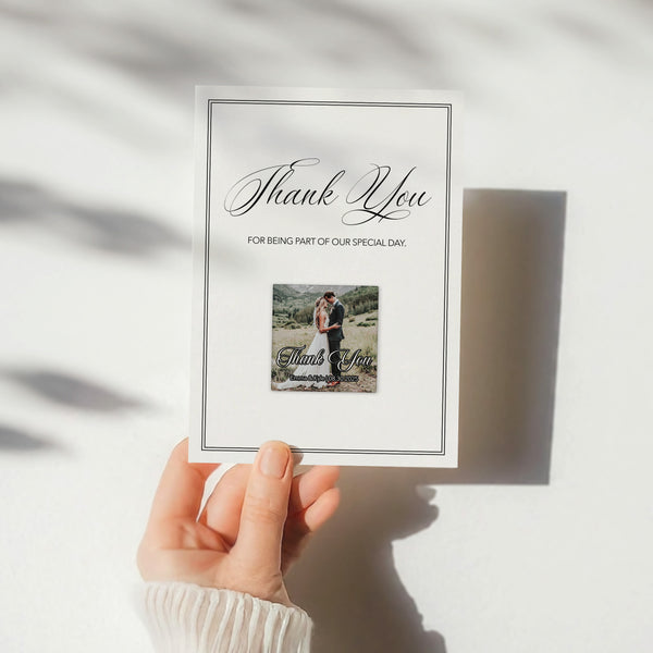 Minimal Thank You Magnet + Card